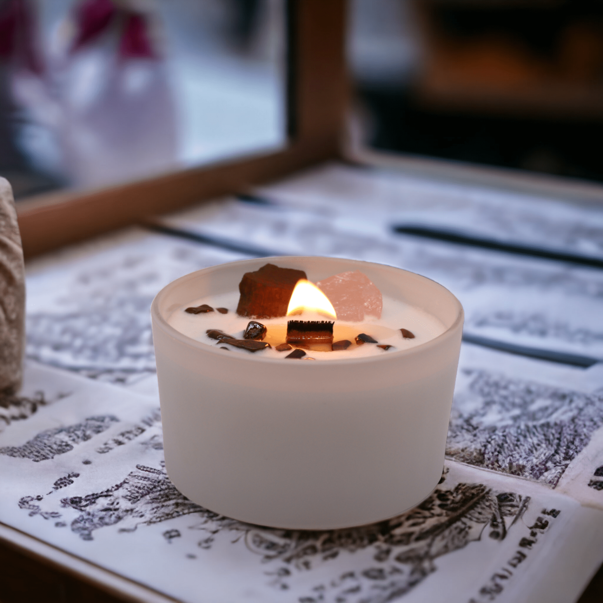 Velas de Cristal de Chakra - Chakra Sagrado 🧘‍♀️ - 3