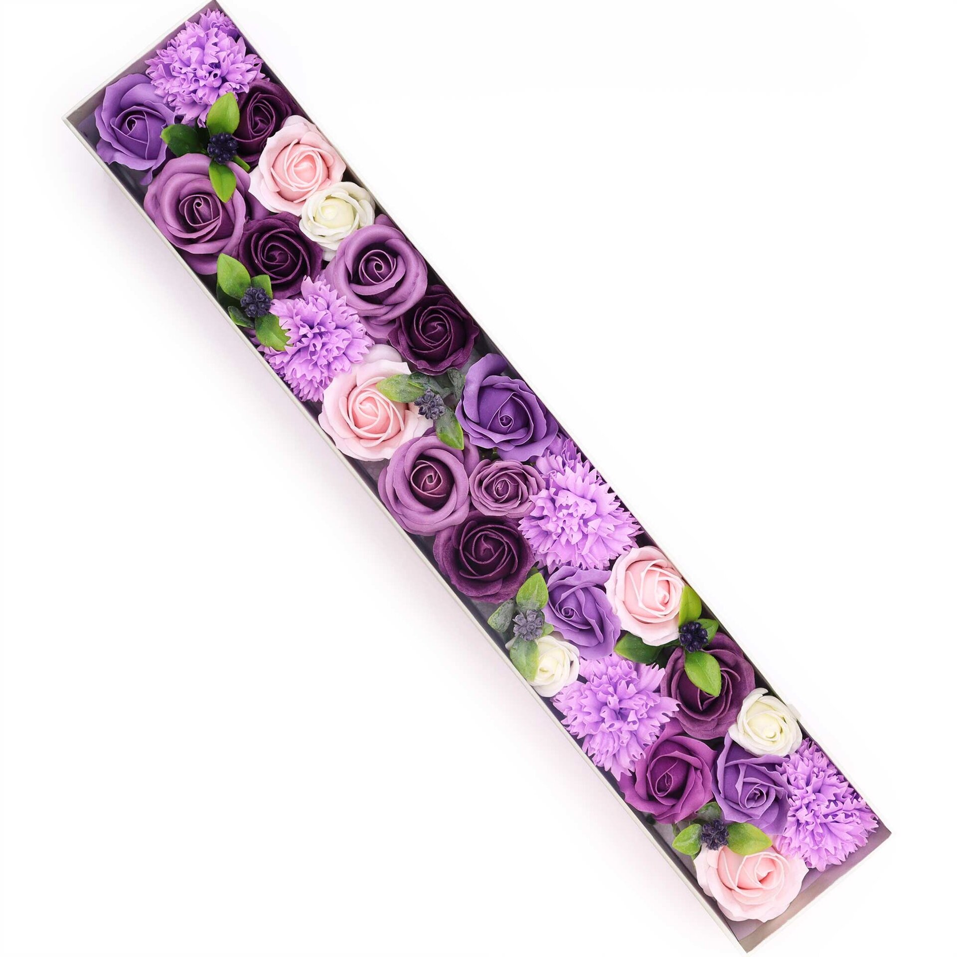 Jabón en forma de Rosa -Lavanda y Clavel- Extra Largo - 2